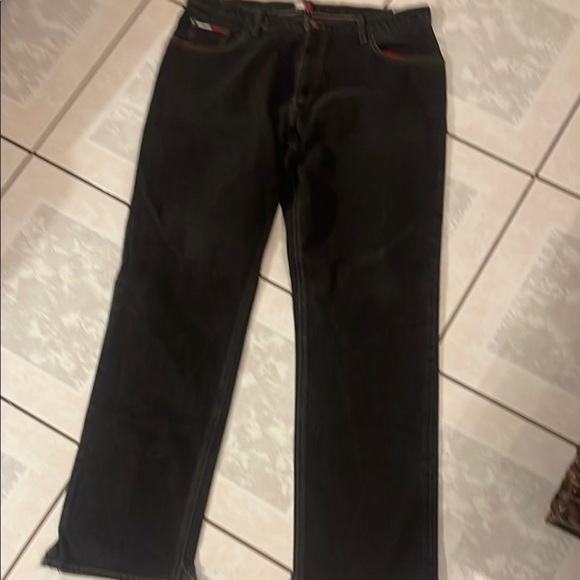 Vintage Tommy Jeans Black Denim Pants - Picture 2 of 9